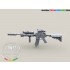 1/35 US Army M4 Carbine w/Rail Interface System Without RAS Picatinny Rail Cover