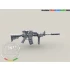1/35 US Army M4 Carbine w/Rail Interface System Without RAS Picatinny Rail Cover