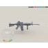 1/35 US Army M4 Carbine w/Rail Interface System Without RAS Picatinny Rail Cover