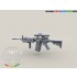 1/35 US Army M4 Carbine w/Rail Interface System Without RAS Picatinny Rail Cover