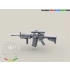 1/35 US Army M4 Carbine w/Rail Interface System Without RAS Picatinny Rail Cover