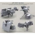 1/35 MK19-3/MK47 PA120 32 Cart 40mm Ammo Boxes w/ 40mm Ammo Belts - Resin Parts