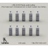 1/35 Plastic Water Bottles (10pcs, by Transparent Resin)
