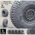 1/35 Wrangler/Good Year 37" MT/R Tyre and Wheels Set (5pcs) for HMMWV and GMV