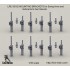 1/35 Mounting Brackets for Swing Arms and Vertical Arm Gun Mounts
