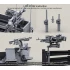 1/35 Mounting Brackets for Swing Arms and Vertical Arm Gun Mounts