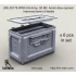 1/35 WWII US Army .50 M2 Ammunition Ammo Box - Opened (6pcs)