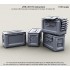 1/35 WWII US Army .50 M2 Ammunition Ammo Box - Opened (6pcs)