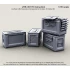 1/35 WWII US Army .50 M2 Ammunition Ammo Box - Opened (6pcs)