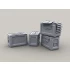 1/35 WWII US Army .50 M2 Ammunition Ammo Box - Opened (6pcs)