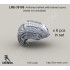 1/35 Airframe Helmet Set with Helmet Cover & without Head (6 sets)