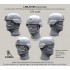 1/35 Uncovered MICH Helmet w/Norotos One Hole Shroud & Milspec MICH Plate w/o Head