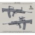 1/35 L85A2 SA80 Assault Rifle with Iron Sight and ACOG Scope (6 sets)