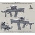 1/35 L22A1 and L22A2 Carbine with SUSAT Scope and ACOG Scope (6 sets)