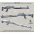 1/35 M1014 (Benelli M4 Super 90) Tactical Shotgun w/Opened(3 sets) & Closed (3 sets) Stock