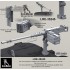 1/35 WWII M2HB Browning .50 Calibre Machine Gun with Flash Hider in Korean War,Vietnam War