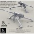 1/35 WWII M2HB .50 Calibre Machine Gun on M3 Tripod with Flash Hider in Korean/Vietnam War