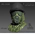 1/35 US Protective Gas Masks M17 with Hood and M1 Helmet - Bullet Shoot Damage