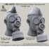 1/35 Russian Military Gas Masks PMG-2 with EO-18K - EO-62K Filter and Forage Cap