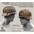 1/35 German Steel Helmet M42 - Stahlhelm 42 w/Chiken Wire Camo Base Type I & II (Big Size, 6pcs)