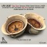 1/35 WWII German Steel Helmet Liner for Live Resin Big Size German Helmets