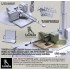 1/35 RCWS for SBRM Recon Vehicle w/6P49 Kord 12.7mm Cal. Heavy MG, Basket&Empty Belt Links