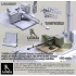 1/35 RCWS for SBRM Recon Vehicle w/6P49 Kord 12.7mm Cal. Heavy MG, Basket&Empty Belt Links
