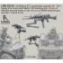 1/35 US ATV Quadrobike Upgrade set - SA-1 Swing Arm Mount (3pcs) w/Mk48 (2pcs)