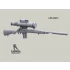 1/35 Vietnam War M21 with AN/PVS-2 Night Vision Scope with Supressor