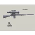 1/35 Vietnam War M21 with AN/PVS-2 Night Vision Scope with Supressor