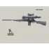 1/35 Vietnam War M21 with AN/PVS-2 Night Vision Scope with Supressor