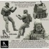 1/35 US Army Special Forces Gunner for HMMWV and GMV Vehicles Twin M2 Mount