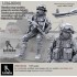 1/35 Russian Gunner in Modern Infantry Combat Gear System in Reversible Camo Suit V4
