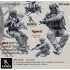 1/35 MH-6 SOF Helicopter Assault Team Operator #5 for Kitty Hawk Little Bird kit #KH50004
