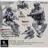 1/35 MH-6 SOF Helicopter Assault Team Operator #5 for Kitty Hawk Little Bird kit #KH50004