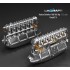 1/32 Austro-Daimler 165-180 HP Engine w/Exhaust Pipe