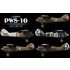 1/48 PWS-10 in Spanish Service Full 3D-Printed kit