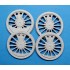 1/35 Drive Wheels for Trumpeter BR86 Locomotive (8pcs w/Optional Free Axle Wheels)