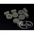 1/35 T3 Transporter Resin Wheels for Takom Model