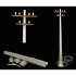 1/35 Electric Concrete Pole (height: 20cm)
