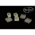 1/35 Plastic Crates (4pcs: 15x10x9mm, 4pcs: 18x18x6mm)