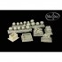 1/35 Plastic Crates (5pcs) with Fruits