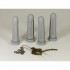 1/35 Bollard Type C (4 resin bollards, 20cm Chain & 10 rings)