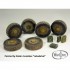 1/48 Supacat Coyote Wheels (6pcs) & Jerrycans (4pcs) for Airfix kits