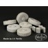 1/48 Supacat Coyote Wheels (6pcs) & Jerrycans (4pcs) for Airfix kits