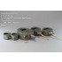 1/35 T-35 (early) Barrels - 7.62mm DT-29 (5pcs), 76 mm KT, 20K (1932/34 prod, 2pcs) w/Horn