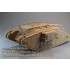 1/35 WWI British Tank 7.7mm Lewis Machine Gun Barrel