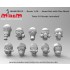1/16 Heads Set with Gas Mask