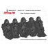 1/16 Heads Set with Gas Mask