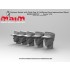1/16 German Wehrmacht Heads W/Fieldcap Set (5 Heads) 